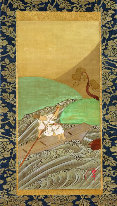 The Boatman by Ogata Korin